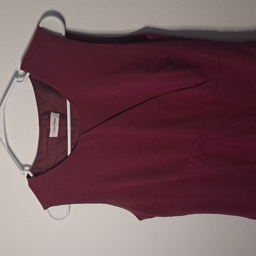 Purple dress Calvin Klein
